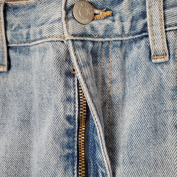 Etica Ingrid Split Skirt Maxi Jean Arcadia Denim Blue Organic Cotton Size 30 NEW - Picture 8 of 14